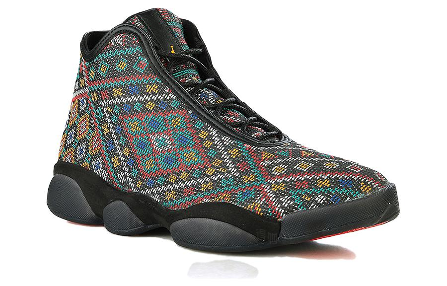 Мужские кроссовки Jordan Horizon All Star 2016 (черно-зелено-золотые) — 黑/绿/大学金 — фото 2