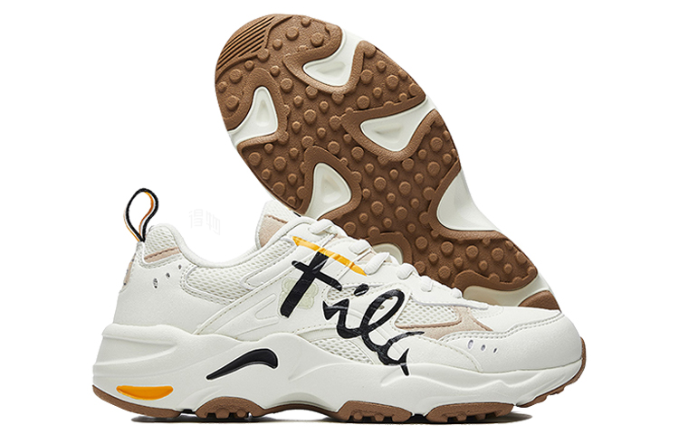 Женские кроссовки Fila Lightning (белые) — 微白 — фото 6