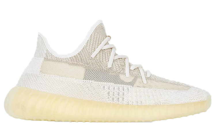 Кроссовки adidas originals Yeezy Boost 350 V2 "Natural" (молочные) — фото 2