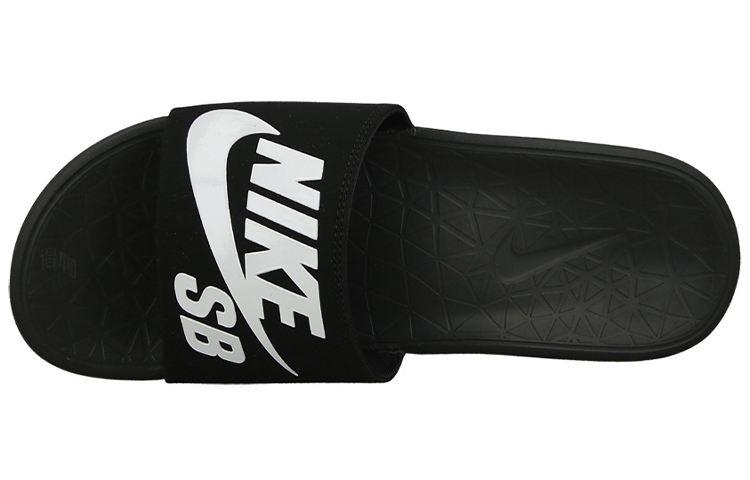Мужские шлепанцы Nike Benassi Solarsoft SB (черный) — фото 4