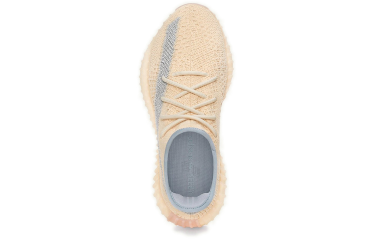 Унисекс кроссовки adidas originals Yeezy Boost 350 V2 (желтый) — фото 3