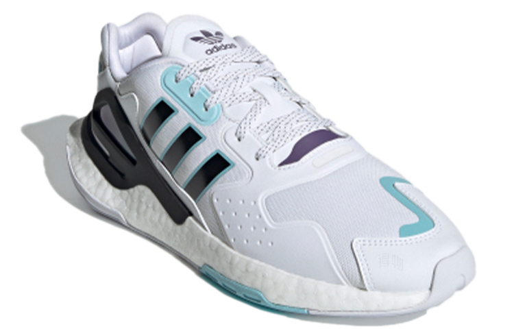 Мужские кроссовки adidas originals Day Jogger (бело-черные) — фото 3