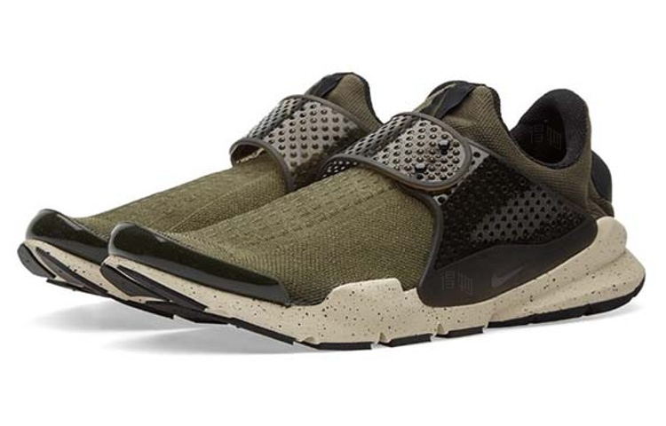 Кроссовки Nike Sock dart (армейские зеленые) — фото 3