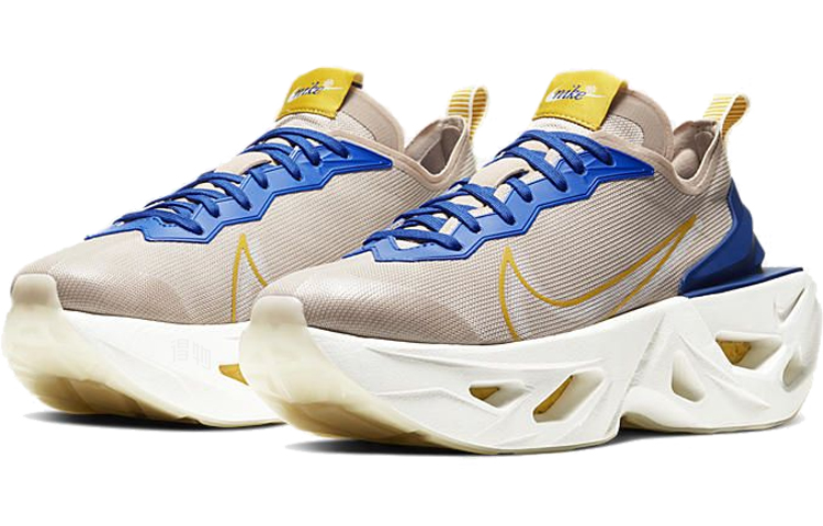 Женские кроссовки Nike ZoomX Vista Grind "Fossil Stone" (серо-синие) — Серыйсиний — фото 3