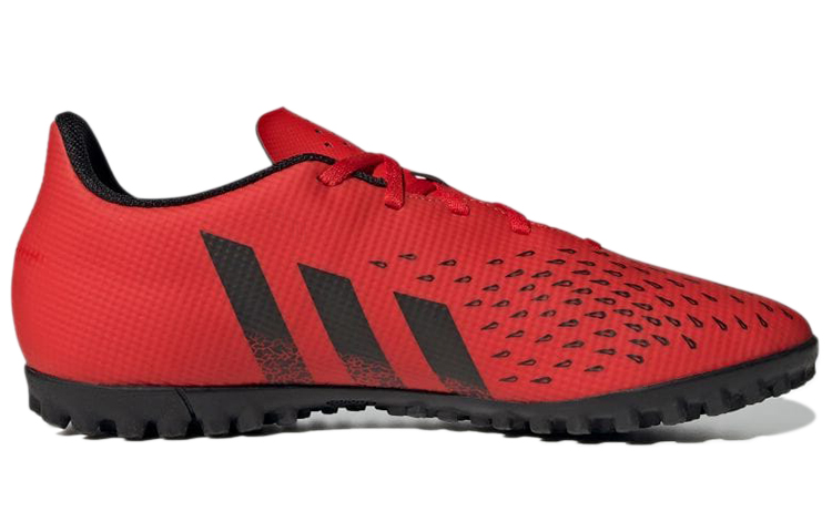 Мужские бутсы adidas Predator Freak.4 TF (красно-черные) — Красный / чёрный — фото 2