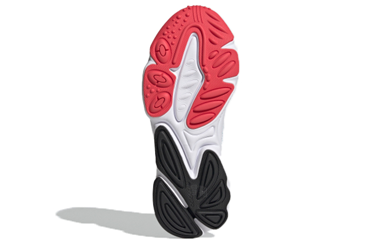 Женские кроссовки adidas Ozweego (бело-красно-синие) — фото 6