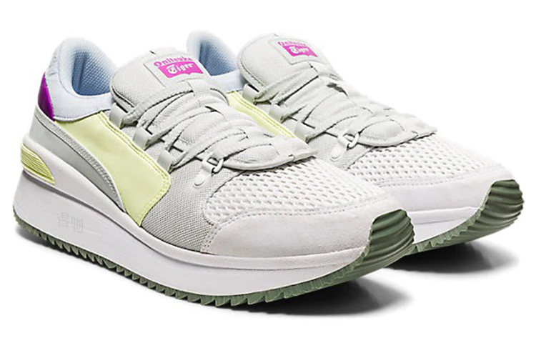 Кроссовки Onitsuka Tiger Empirical Lo 2.0 (серо-желто-фиолетовые) — фото 3