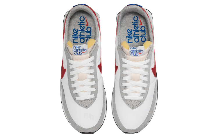 Мужские кроссовки Nike Waffle Trainer 2 (серо-красные) — Серый / красный — фото 4