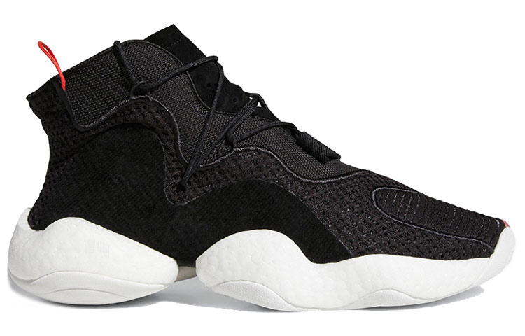 Мужские кроссовки adidas originals Crazy BYW 1.0 (черно-белые) — Чёрный / белый — фото 2