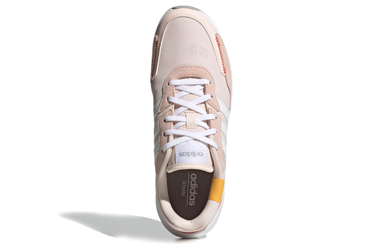 Женские кроссовки adidas neo Retrorun (бело-розовые) — Белый / розовый — фото 5