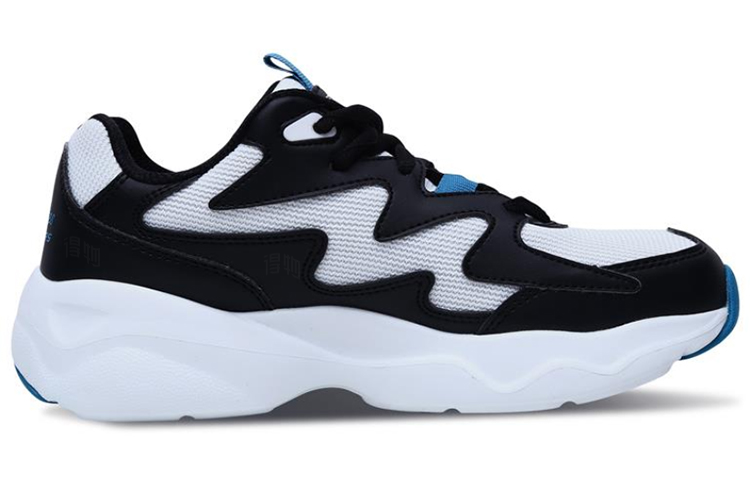 Кеды Skechers D'Lites Airy (черно-бело-синие) — фото 2