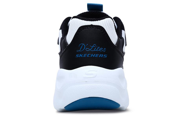 Кеды Skechers D'Lites Airy (черно-бело-синие) — фото 4