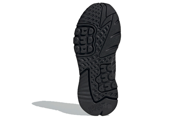 Женские кроссовки adidas originals Nite Jogger (черно-серебристые) — фото 5