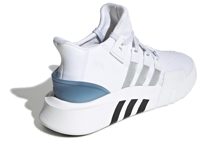 Кроссовки adidas originals Eqt Bask Adv (бело-серебристые) — Белый / серебристый — фото 4
