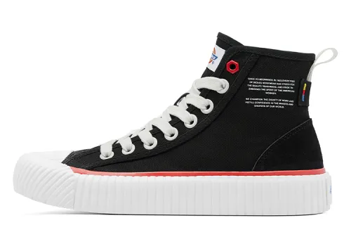 Dickies Canvas Shoes Unisex High Top Black