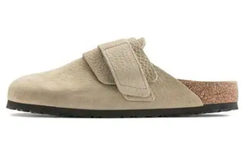 Birkenstock Closed Toe Slippers Men's Khaki
