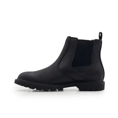 CAT Cow Split Leather Abrasion Resistant Cushioning Slip Resistant Short Mid Calf Outdoor Boots Women's Black
