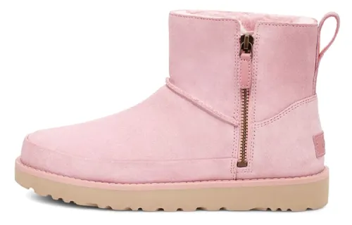 UGG Classic Zip Mini Suede 'Pink' Women's