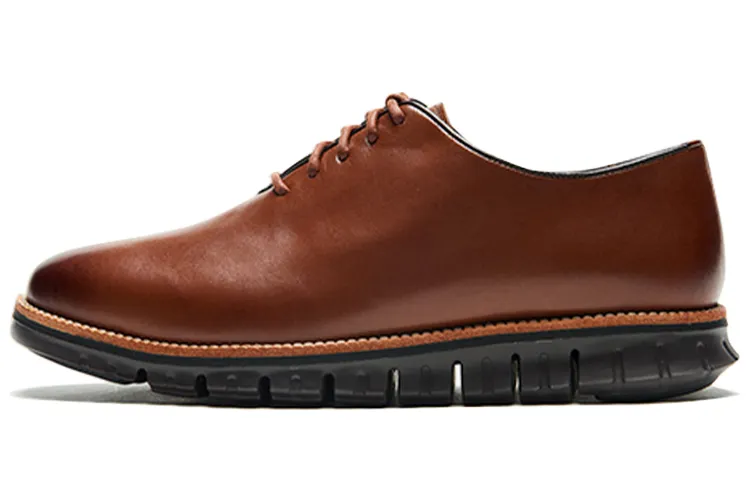 COLE HAAN Top Grain Cow Leather Casual Leather Shoes Men's Brown