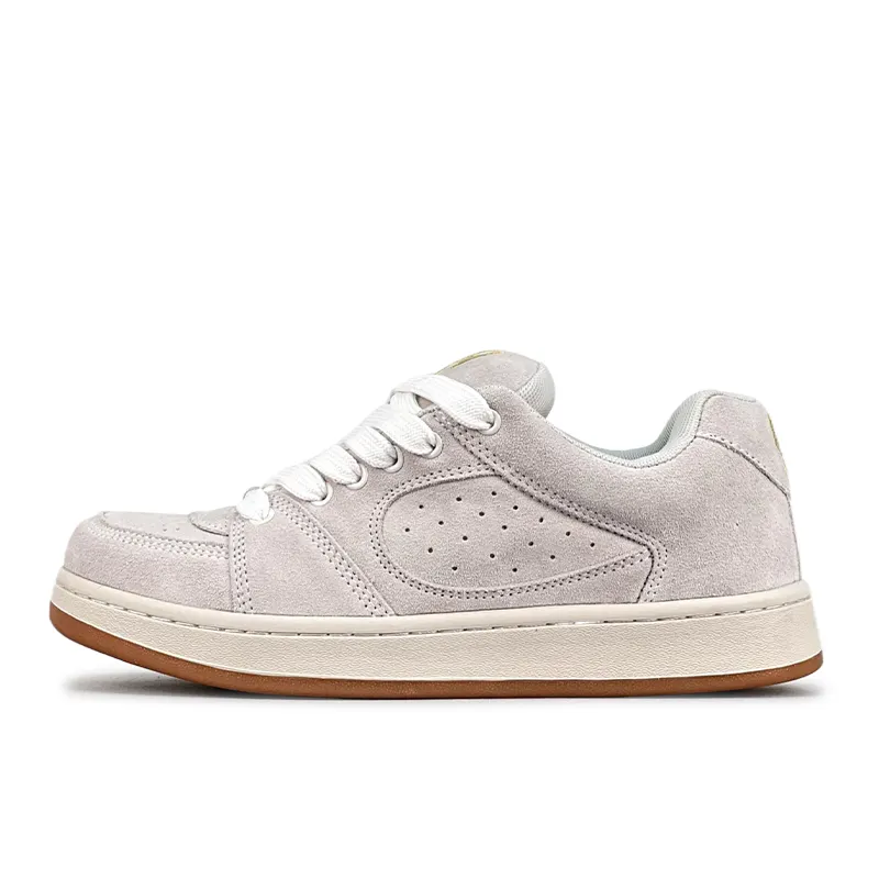 LuzaoT SUPER DRAG Low top Skateboard Shoes Unisex Beige