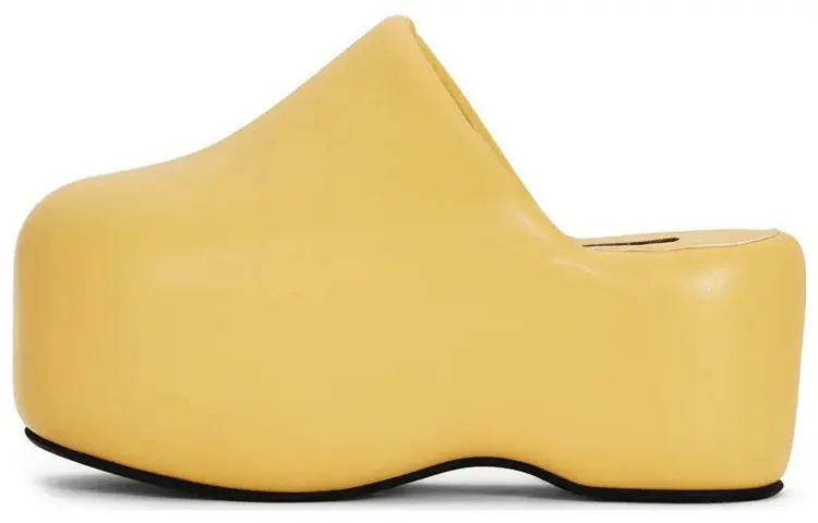 SIMON MILLER Closed Toe Slippers Women's Orange Yellow