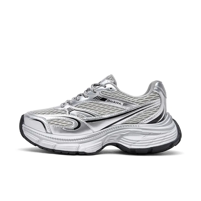 Dickies Fabric Slip Resistant, Abrasion Resistant, Breathable, Height Increasing Low top Chunky Sneakers Women's