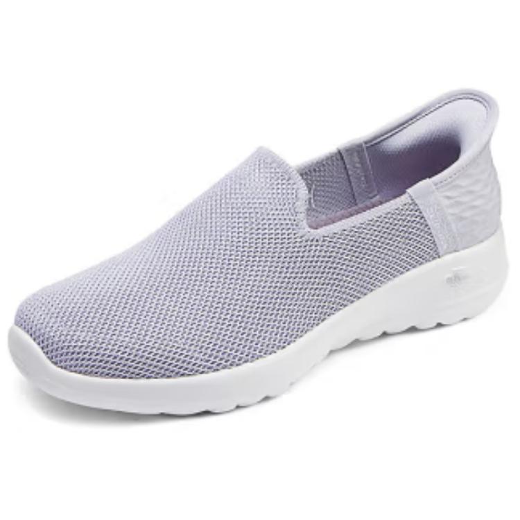Skechers Slip Ins Cushioning Abrasion Resistant Lightweight Low top Casual Shoes Women’s Light Purple