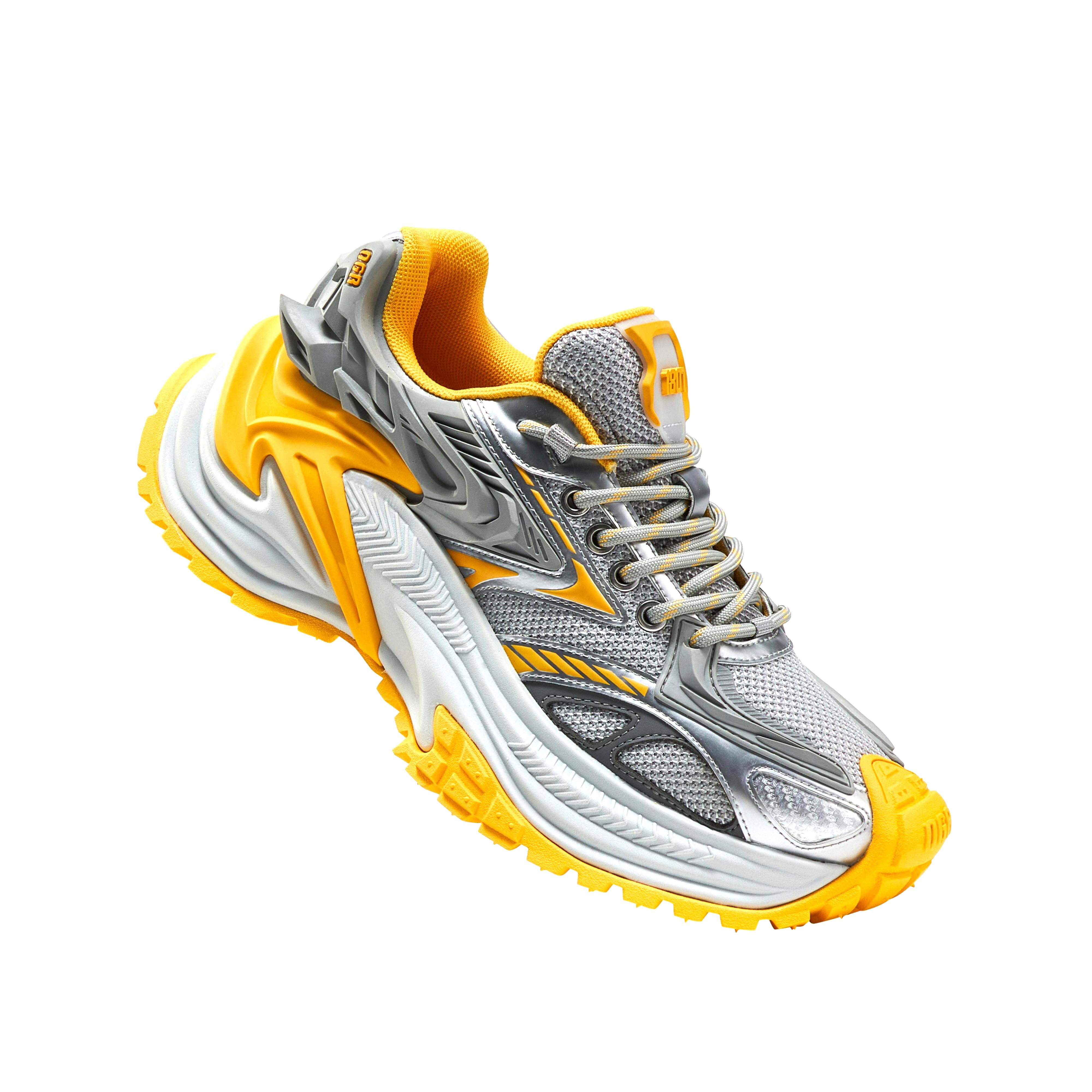 OGR Cobra Low top Running Shoes Unisex Meteorite Yellow 1807 Limited Edition