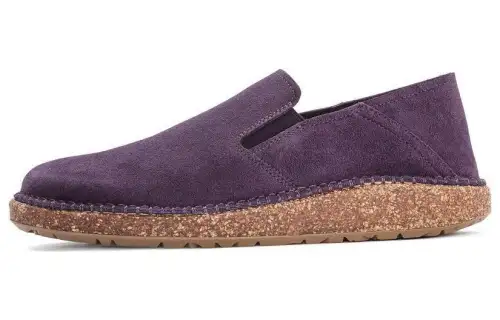 Birkenstock Split Suede Low top Casual Shoes Women's Purple Regular