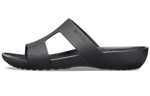 Crocs Serena Slide Slippers Women's Black
