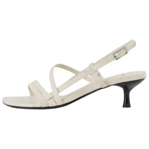 VAGABOND SHOEMAKERS Leather One Strap Sandals 4.7CM Women's Ecru
