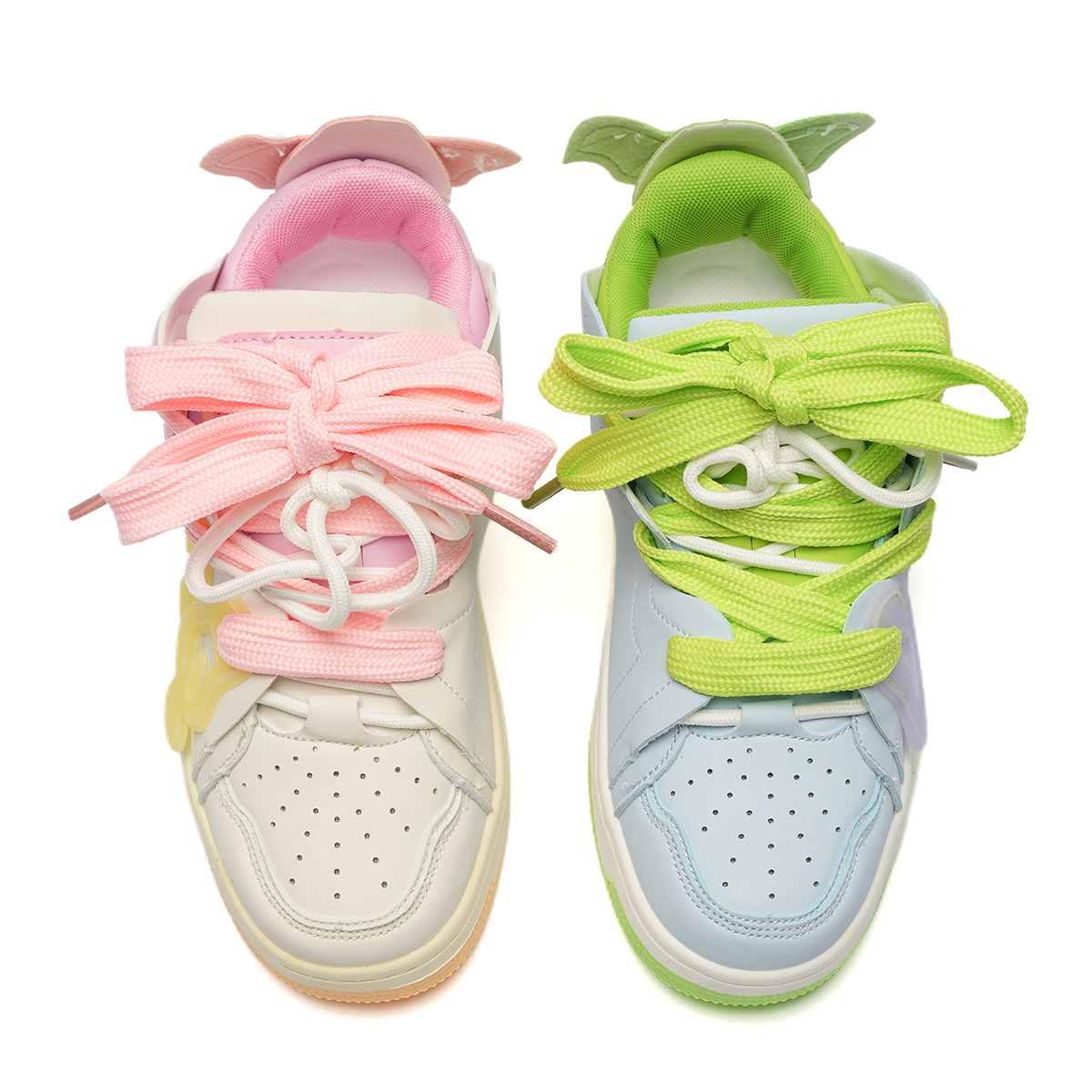 T628 Puffy Shoes Low top Platform Skateboard Shoes Unisex Box Included