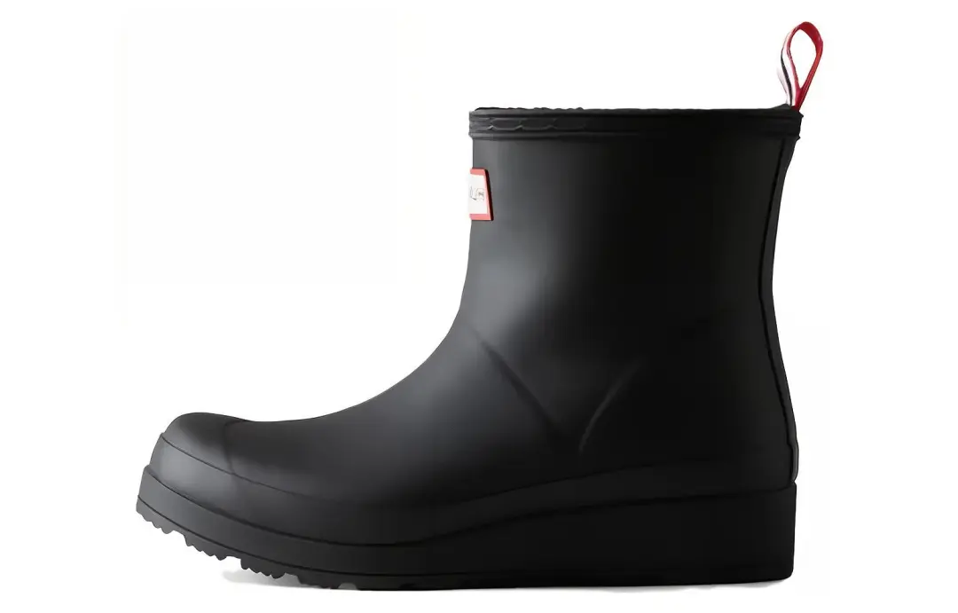 HUNTER Thermal Waterproof Slip Resistant Thermal Waterproof Slip Resistant Rain Boots Women's Black