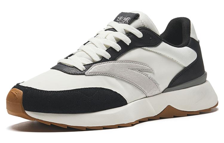 Anta Low top Slip Resistant Abrasion Resistant Sports Casual Shoes Men's Black White Brown