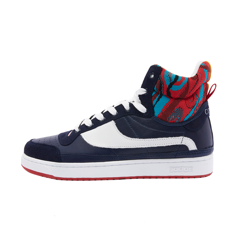 JACLAR Fabric Abrasion Resistant Breathable Slip Resistant High top Vintage Basketball Shoes Unisex