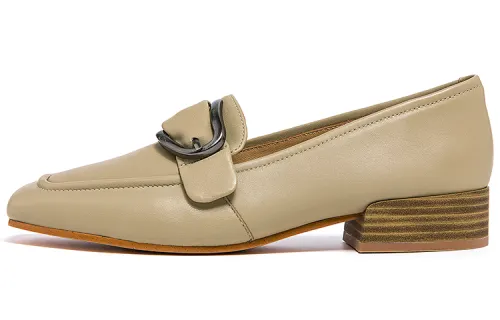 Clarks Chunky Heel Mary Jane Shoes Women's Sand