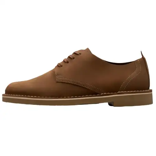 Clarks Cow Split Leather Casual Shoes Men's Brown
