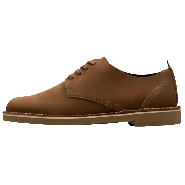 Clarks Cow Split Leather Casual Shoes Men's Brown