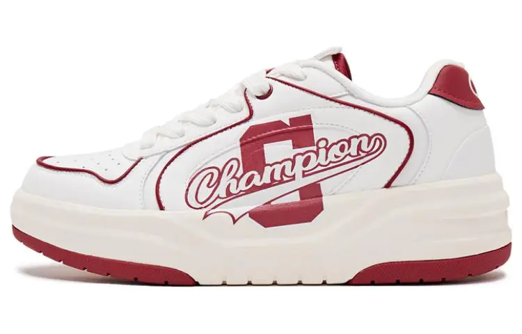 Champion Varsity 1 School Team Shoes Low top Skateboard Shoes Women's Red