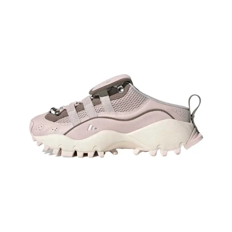 Adidas FOS SEEULATER MULE Mesh, Synthetic Leather Low top Casual Shoes Women's Purple Pink