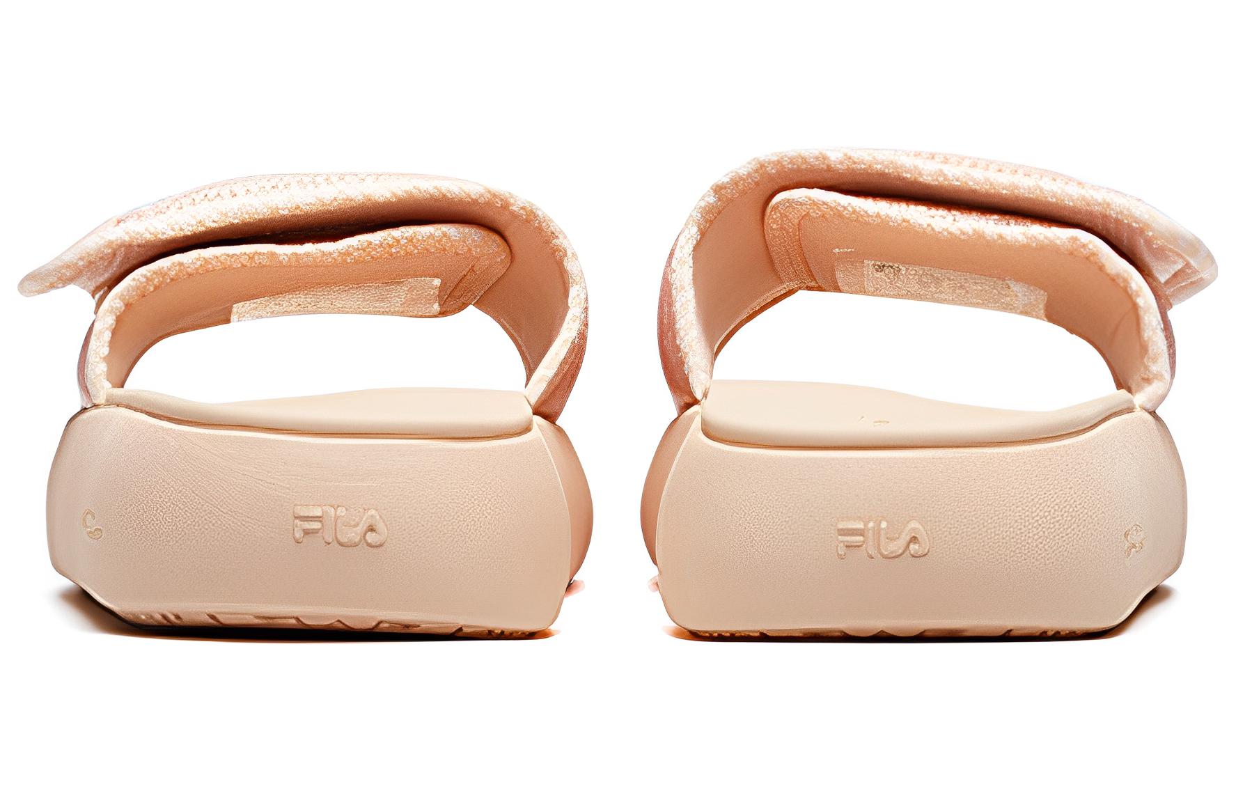 Женские шлепанцы Fila FUSION DONUT DX (розовые) — 法式浓汤/斐乐白 — фото 4