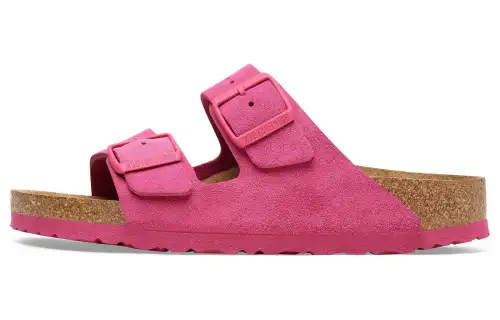 Birkenstock Slide Slippers Women's Fuchsia Regular