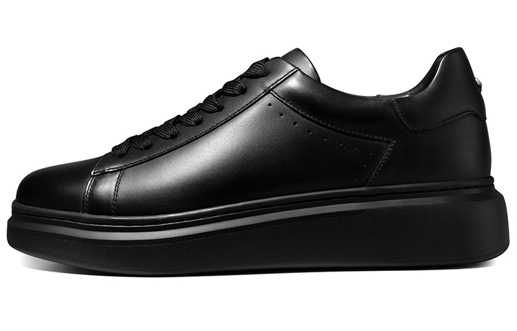THOM WILLS Black Warrior Slip Resistant, Abrasion Resistant, Breathable Stylish Skateboarding Shoes Men's Black