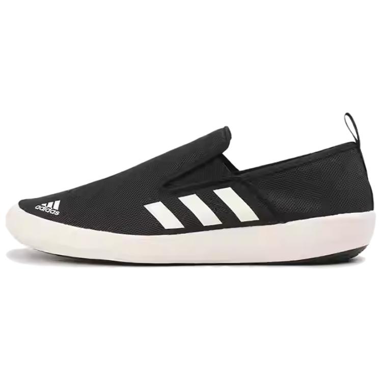 Слипоны adidas b slip-on dlx (черные) — фото 1