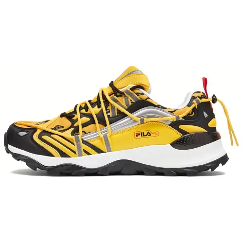 FILA Expeditions Leather Low top Casual Shoes Men's Yellow