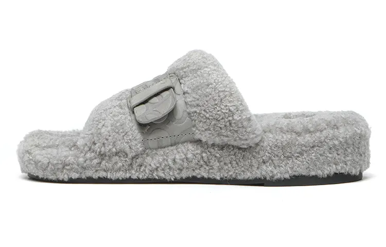 EVERAU Slide Slippers Women's Gray