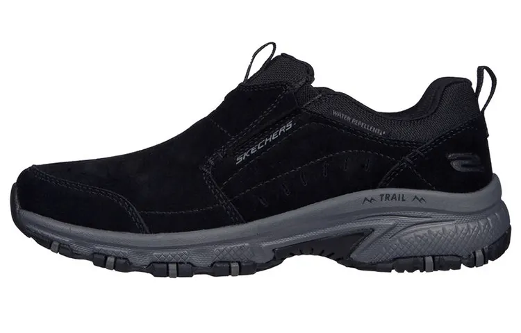 Skechers Hillcrest Textile, Leather Comfortable Low top Casual Shoes Women's Black
