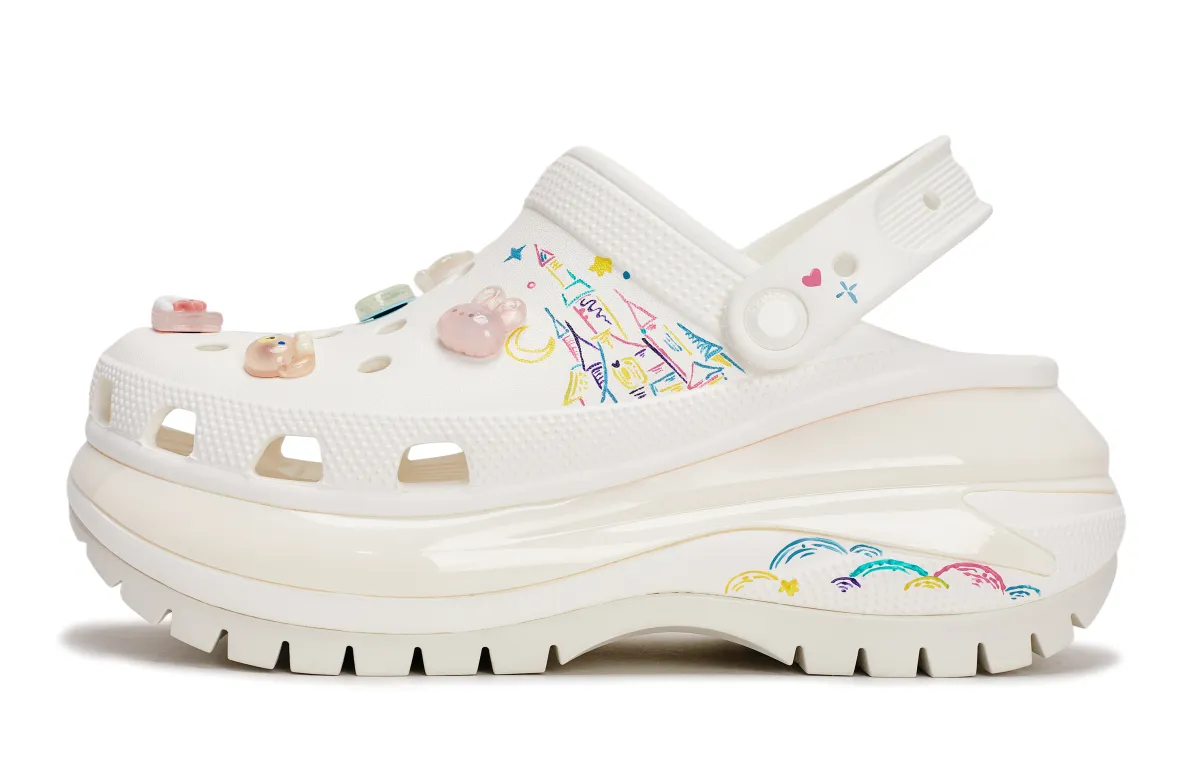 Crocs Mega Crush Clog EVA Clogs Unisex White