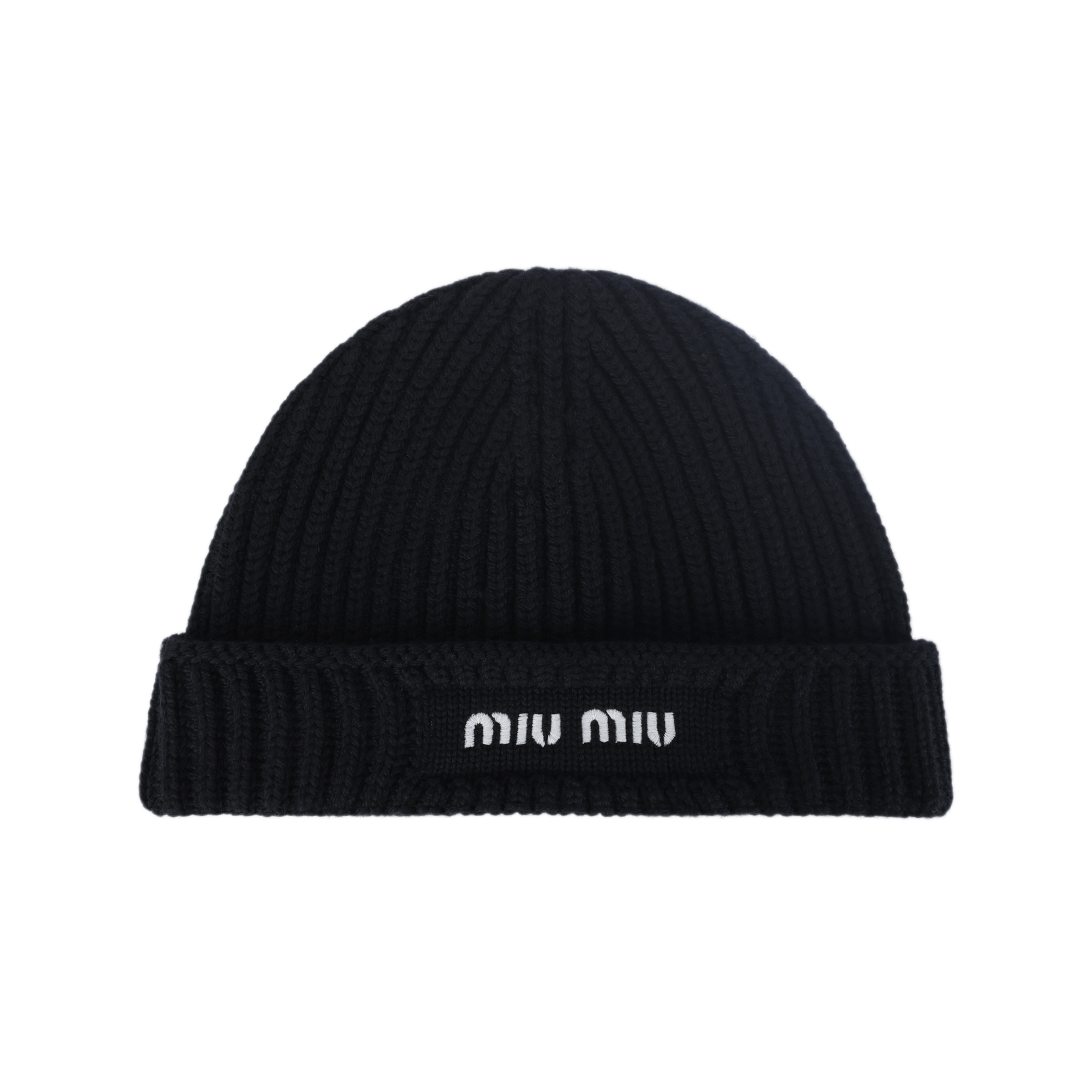 Женская шапка MIU MIU (черная)