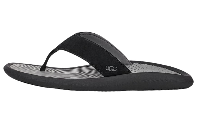 UGG Brookside 2 Flip Minimalist Fashion Slippers Men's Black